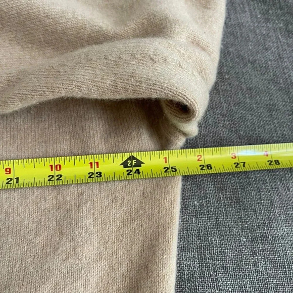 The Scotch House Men's Jacket One Size Brown 100% Lambswool Pullover Vintage - Picture 7 of 9